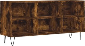 vidaXL füstös tölgy színű szerelt fa TV-szekrény 103,5x30x50 cm