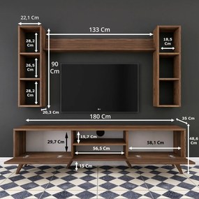 Mea Walnut TV-fal