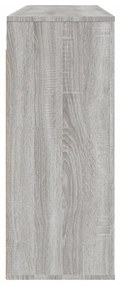 szürke sonoma színű szerelt fa faliszekrény 80x33x80 cm
