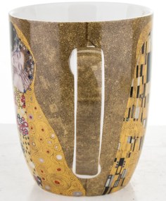 Porcelán bögre többszínű 10,5x12x8,5cm Klimt: A csók