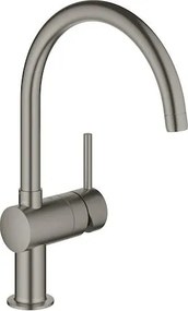 Grohe Minta mosogató csaptelep forgó karral csiszolt hard graphite 32917al0 G32917AL0