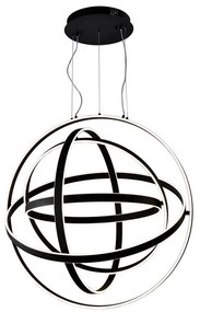 Milagro LED Csillár zsinóron COPERNICUS 1xLED/260W/230V fekete ML6151