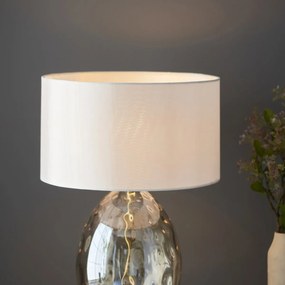 Endon glamour modern asztali lámpa elin dimple fehér sárgaréz pezsgő end101150