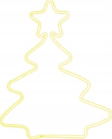 Neon LED-es nagy karácsonyfa karácsonyi 55 cm