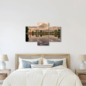 A tó és a fák képe (90x60 cm)