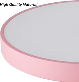 Brilagi - LED dimmelhető mennyezeti lámpa POOL LED/60W/230V 3000-6000K 60 cm rózsaszín+távirányító