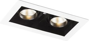 RENDL BONDY II zápustná bílá 230V LED 2x7W 24° 3000K