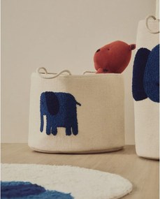 Elefántcsont színű textil játéktároló kosár ø 45x30 cm Tandani – Kave Home