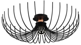 Fekete mennyezeti lámpa fém búrával ø 56 cm Aspendos – Opviq lights