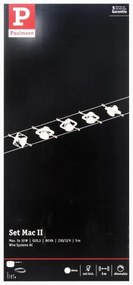 Paulmann 94134 - 5x GU5,3/10W MAC spotlámpa 230V fehér készlet