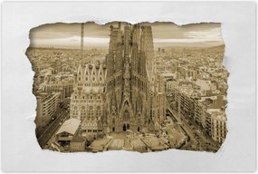 Poszterek 60x40 Napsütéses nap Barcelona