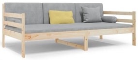tömör fenyőfa kanapéágy matrac nélkül 90 x 190 cm