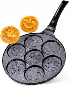 Tojás Serpenyő Ültetett Palacsinta Gránit 7 Lyukú