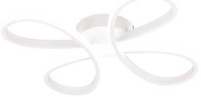 Fehér LED mennyezeti lámpa 40x40 cm Fly – Trio