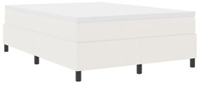 Boxspring Ágy Krém 140x200 cm Corduroy Szövet