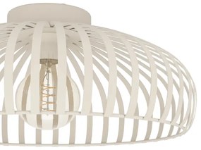 Eglo 901747 - Mennyezeti lámpa MOGANO 1xE27/40W/230V átm. 43 cm krémes