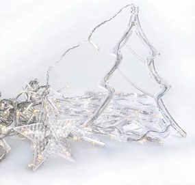 Brilagi - LED Karácsonyi kültéri függöny 138xLED/8 funkciós 5m IP44 meleg fehér