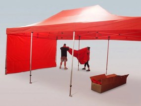 Összecsukható sátor 6 × 4 m – alumínium HEXAGON, Kék