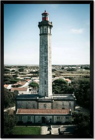 Poszterek keretben 40x60 Phare des Baleine Franciaország