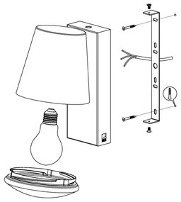 Eglo 97482 - LED dimmelhető kültéri lámpa CALDIERO-C 1xE27/9W/230V IP44