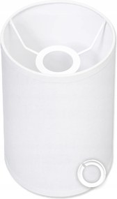 Lámpabúra Álló függő lámpabúra Fehér szövet Tuba pamut