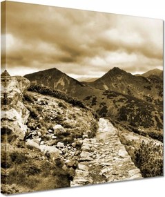 Vászonkép 30x30 Tátra Lengyel hegyek Kilátás