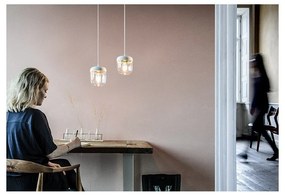 Acorn fehér lámpabúra aranyszínű foglalattal, ⌀ 14 cm - UMAGE