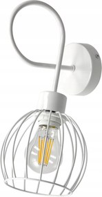 Mennyezeti Fali Lámpa Acél Gömb E27 Fehér