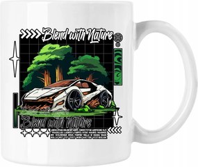 i8 autós bögre Fan autó fehér 330ml