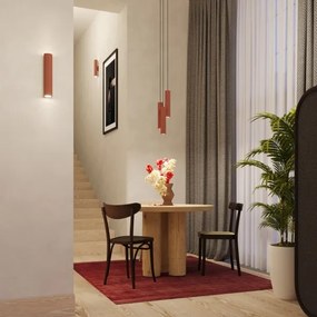 Sollux SL.1493 - Fali lámpa LAGOS 2xGU10/10W/230V piros