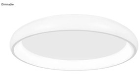 Nova Luce ALBI mennyezeti lámpa, fehér, 3000K melegfehér, beépített LED, 50W, 2750 lm, 8105606D