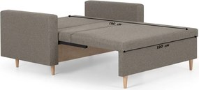 KENO Kétszemélyes kinyitható kanapé Rózsaszín