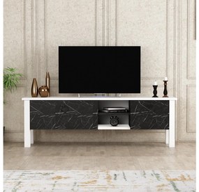 TV asztal/szekrény Tuteku 2 (fehér + fekete) . 1095362