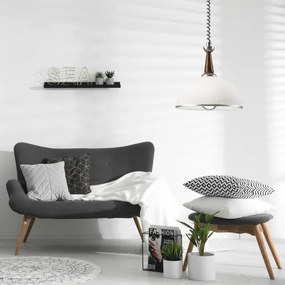 Lehúzható CHIARA csillár 1xE27/60W/230V ezüst/bükk