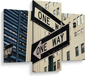 Kép - New York ONE WAY (90x60 cm)