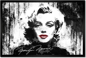 Poszterek keretben 60x40 Marilyn Monroe Ajkak szája