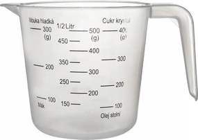 Konyhai mérőpohár élelmiszer kimérésére szolgáló mérőpohárral 500 ml