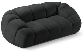 Fekete kanapé 214 cm Diana – Micadoni
