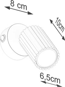 Brilagi - LED fali spotlámpa CRESTO 1xGU10/10W/230V rózsaszín