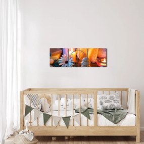 Kép - Egy pillanatnyi pihenés (órával) (90x30 cm)