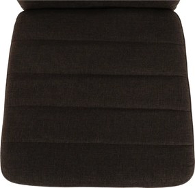 Szék, sötétbarna szövet/bükk, COLETA NOVA