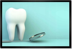 Poszterek keretben 60x40 Fogászati tükör