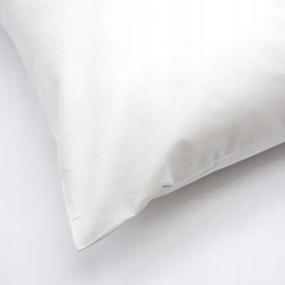 Szállodai párnahuzat fehér 50x70 pamut-szatén 300TC
