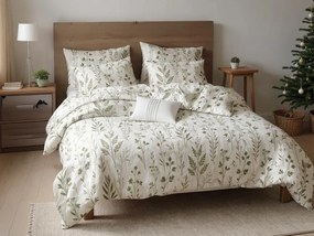 Renforcé pamut ágynemű LEAFORA fehér Ágyneműhuzat mérete: 70 x 90 cm | 140 x 200 cm