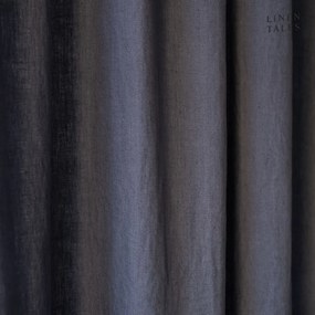Sötétszürke függöny 140x330 cm Night Time – Linen Tales