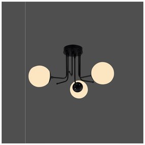 Star fekete mennyezeti lámpa, magasság 34 cm - Squid Lighting