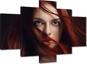 Vászonkép 150x105 Csinos vörös hajú lány