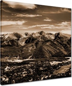 Vászonkép 50x50 Tátra Lengyel hegyek Kilátás