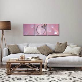 Kép - Pillangó (órával) (90x30 cm)