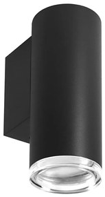 Fürdőszobai fali spotlámpa TURYN 1xGU10/10W/230V IP44 fekete